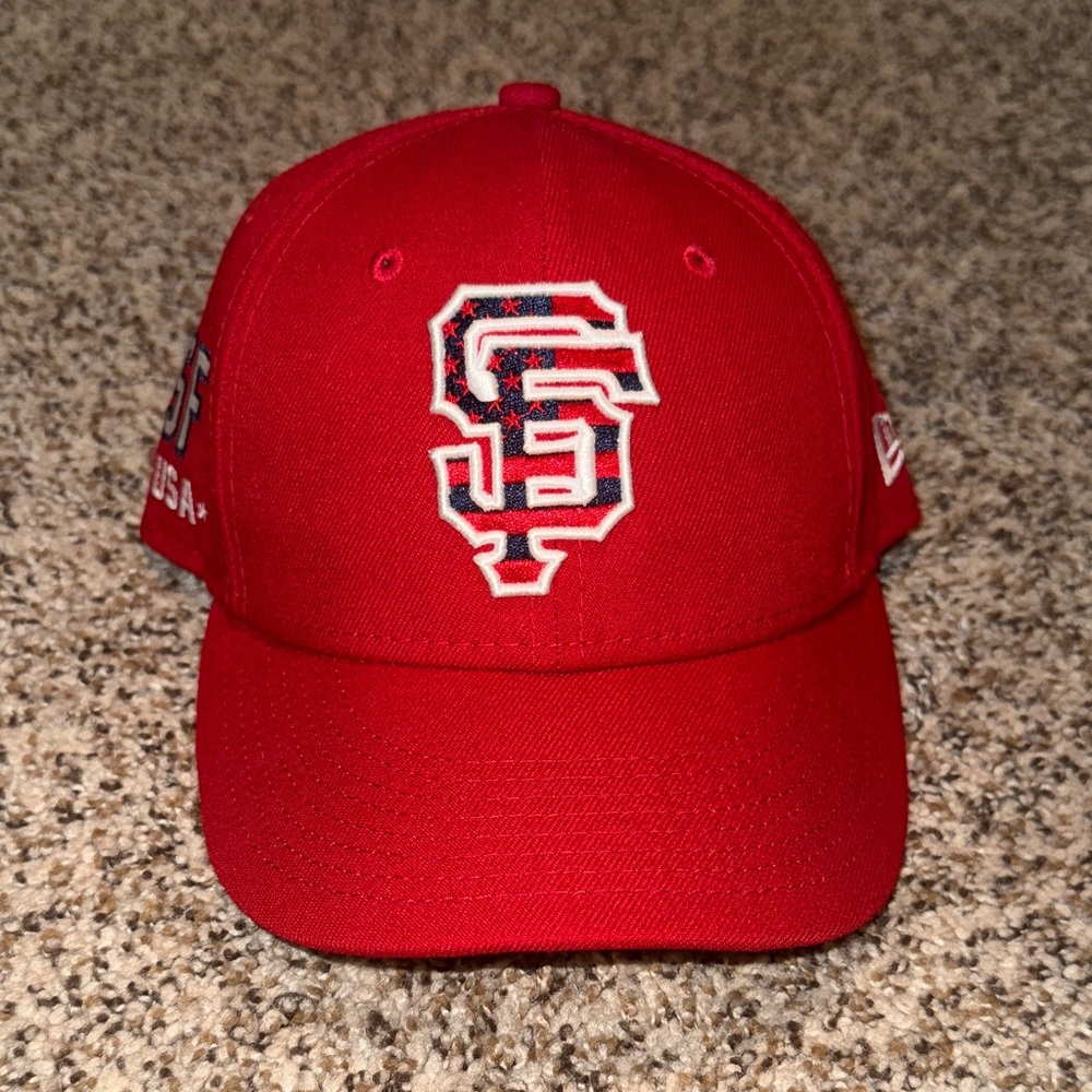 Red SF Giants Baseball Cap with Logo